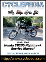 1991 honda deals cb250 nighthawk